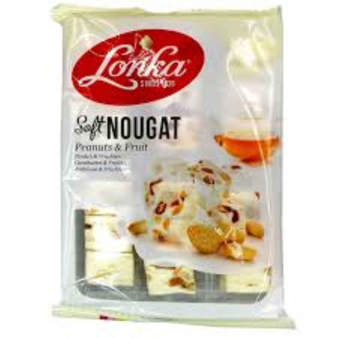 LONKA SOFT NOUGAT PEANUTS &FRUIT 144G